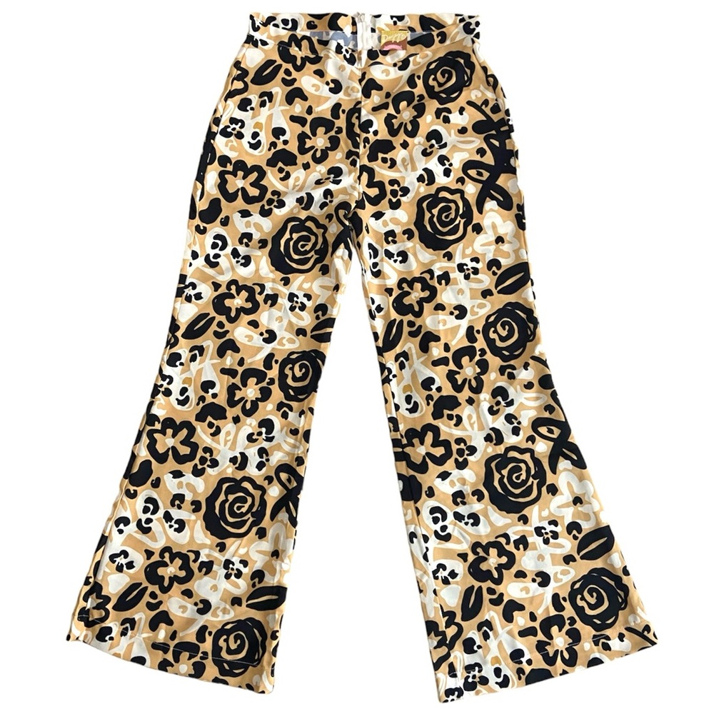 DAZEY LA Satin Disco Bells - Fierce Florals